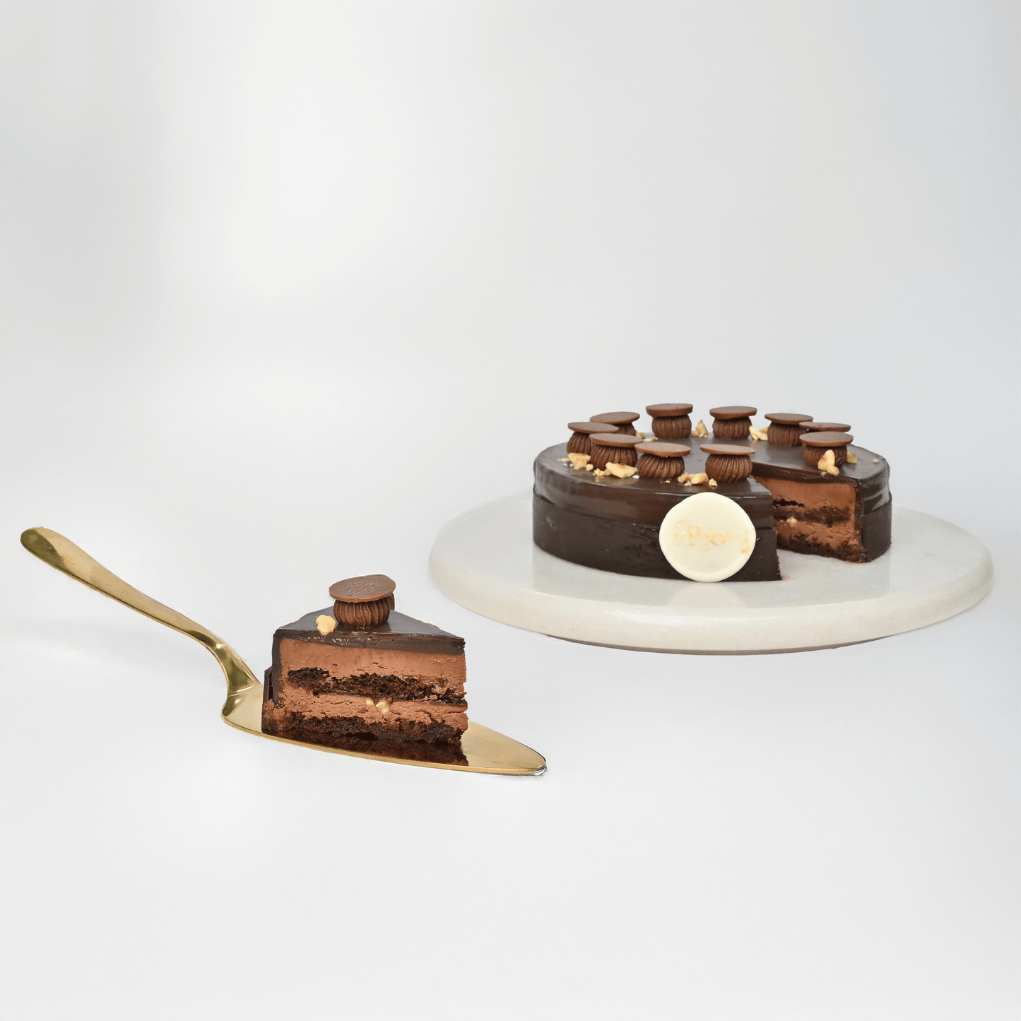 Chocolate & Hazelnut Praline Cake