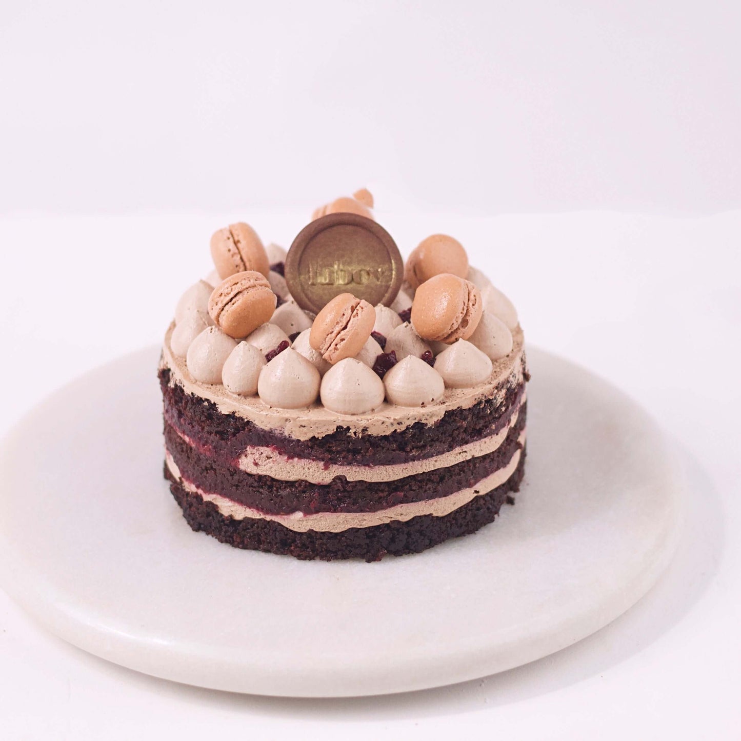 Chocolate & Berries Cake (Gluten Free, Vegan, Refined Sugar Free)