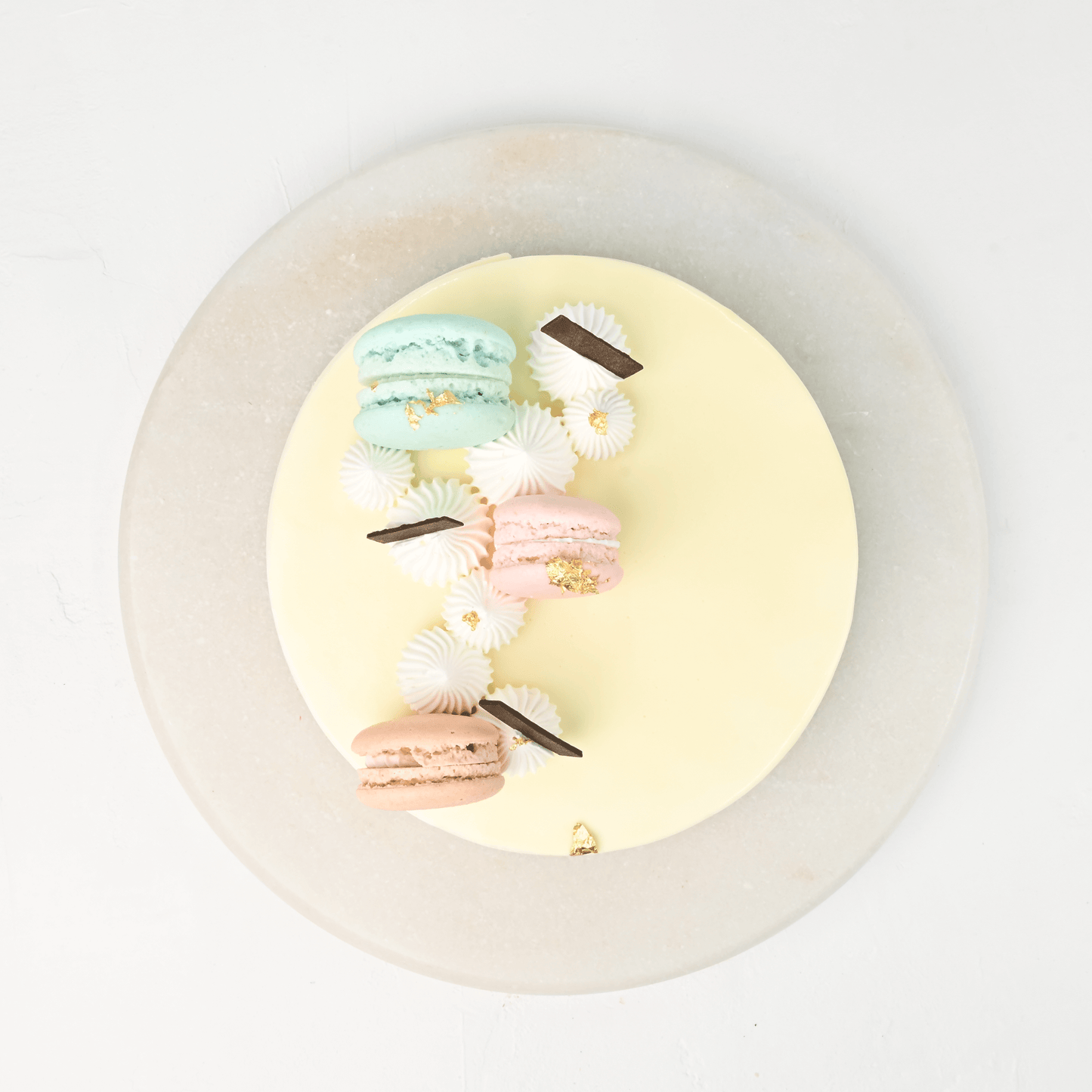 Triple Berry Macaron Cake