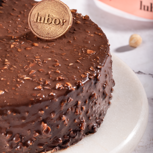 Hazelnut Mocha Mousse Cake