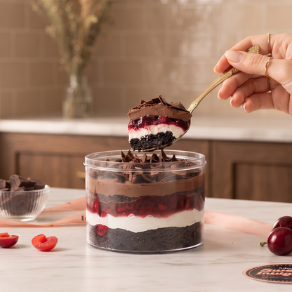 Black Forest Bento Cake – Chocolate Cherry Bliss