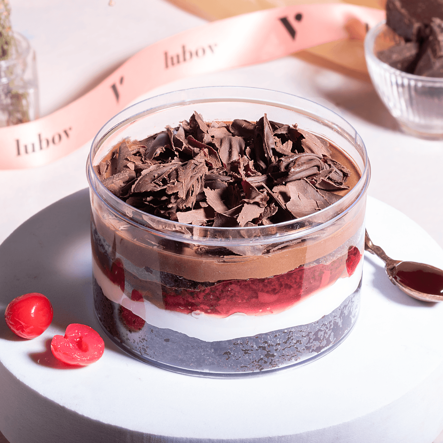 Black Forest Bento Cake – Chocolate Cherry Bliss