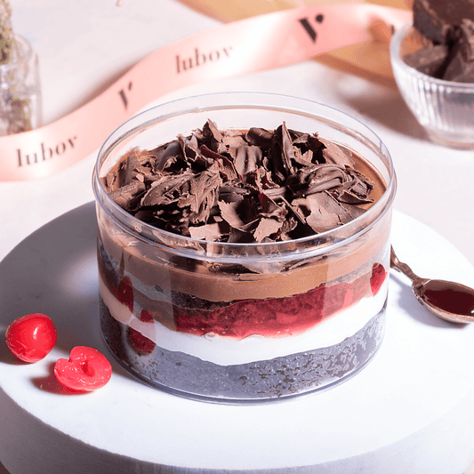 Black Forest Bento Cake – Chocolate Cherry Bliss