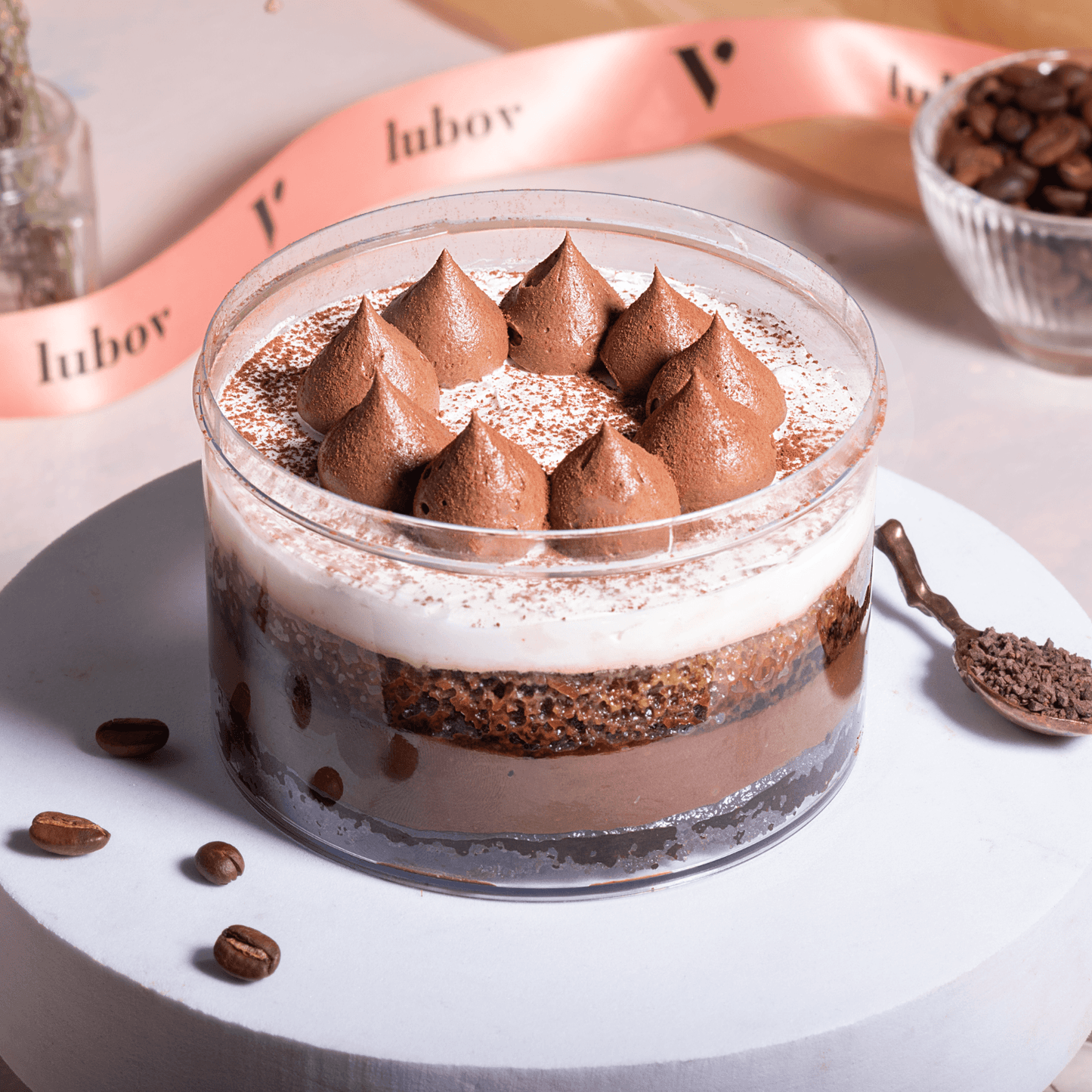 Tiramisu Bento Cake – Chocolate Coffee Delight