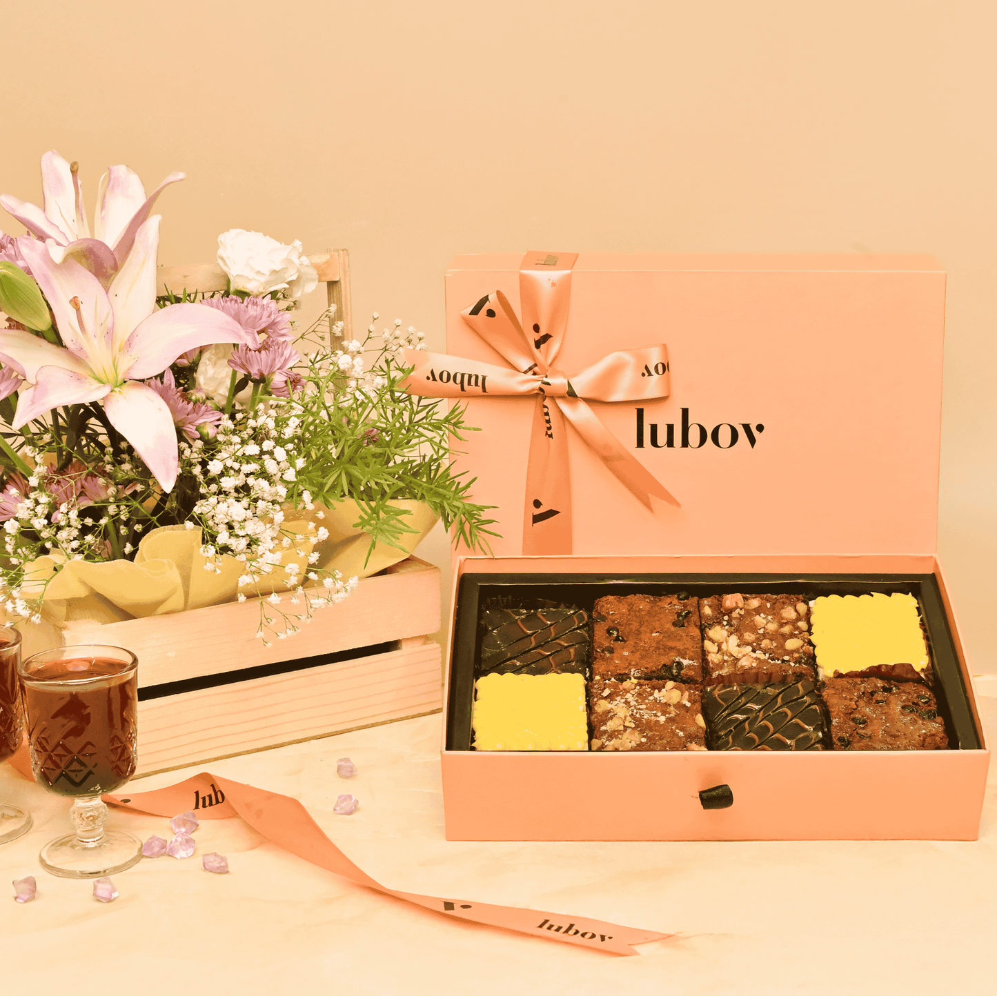 Indulgence Gift Hamper- (Brownie Gift Hamper)