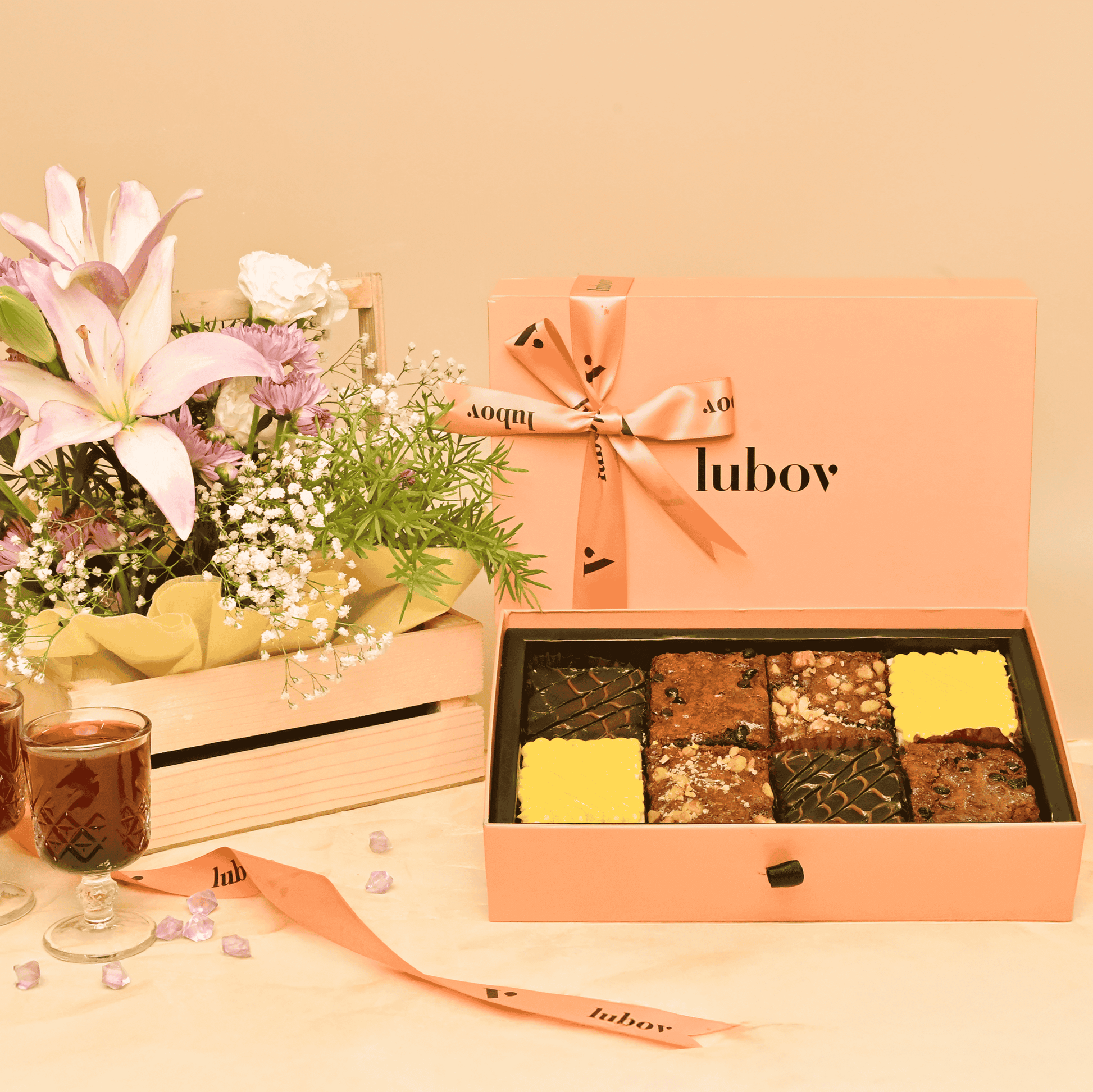 Indulgence Gift Hamper- (Brownie Gift Hamper)