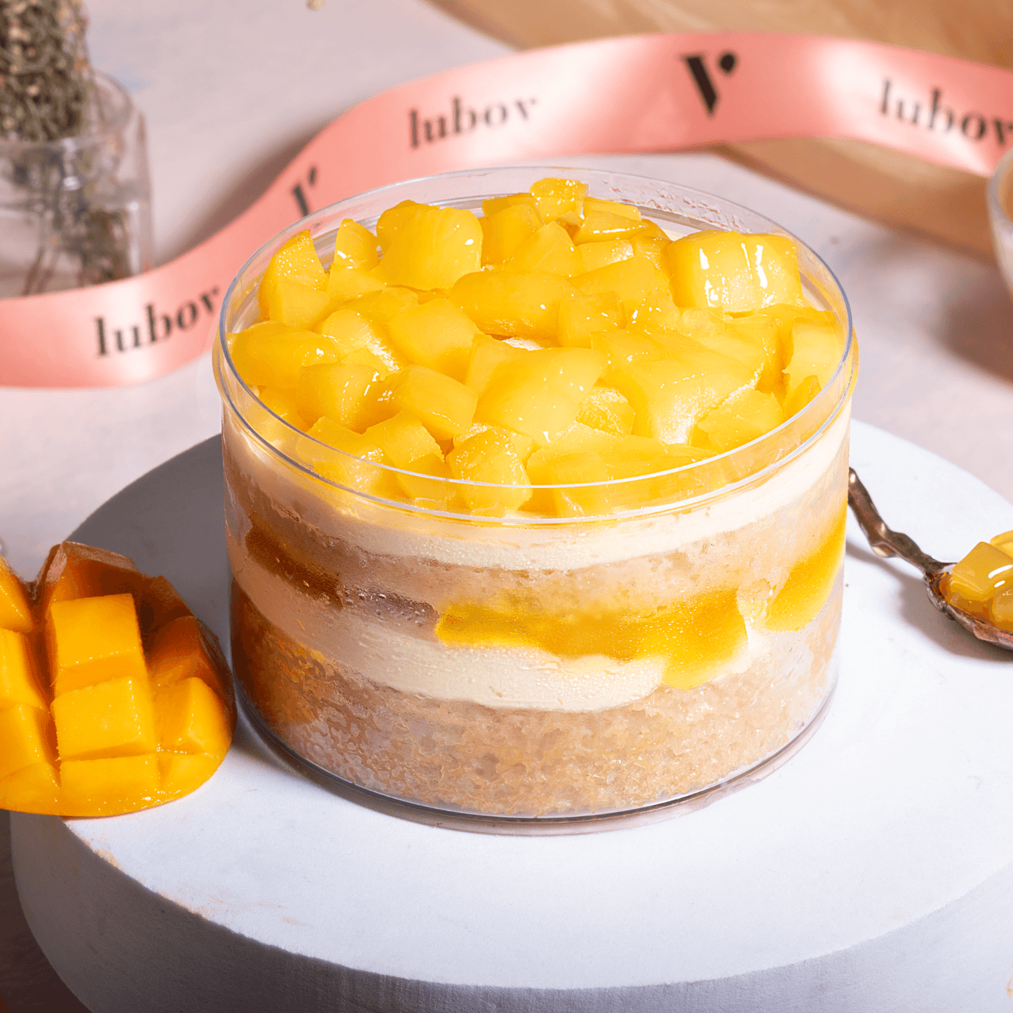 Mango Bento Cake – Tropical Mini Celebration