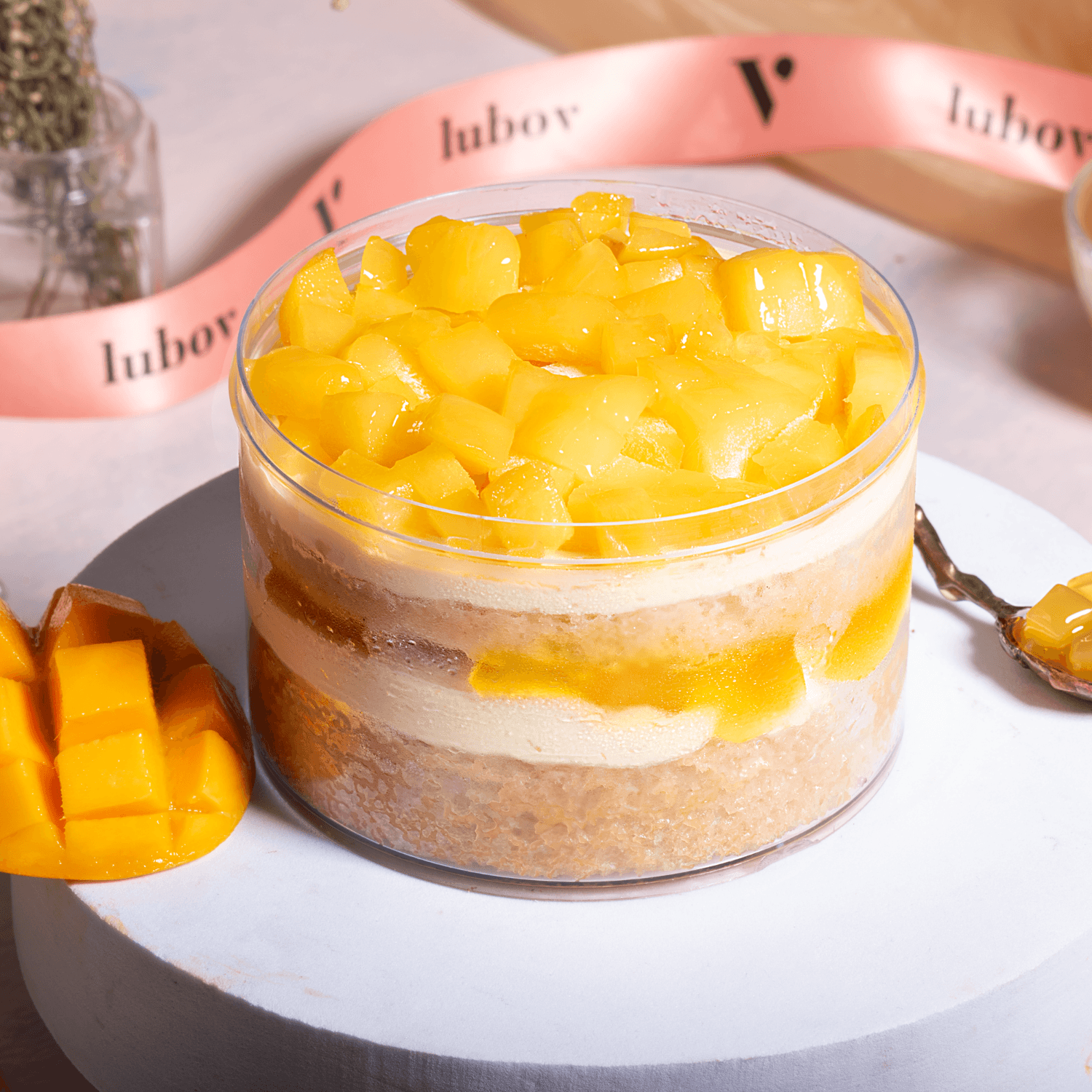 Mango Bento Cake – Tropical Mini Celebration