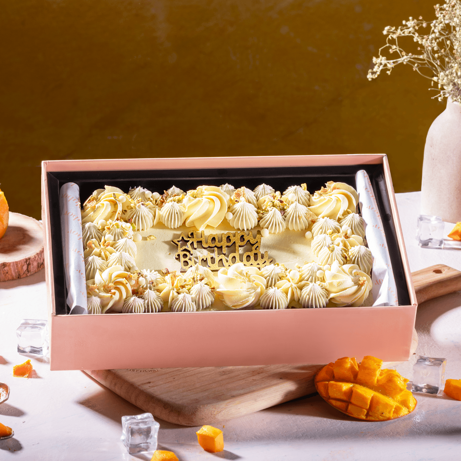 Mango Loaf Cake – Mango Pistachio Delight