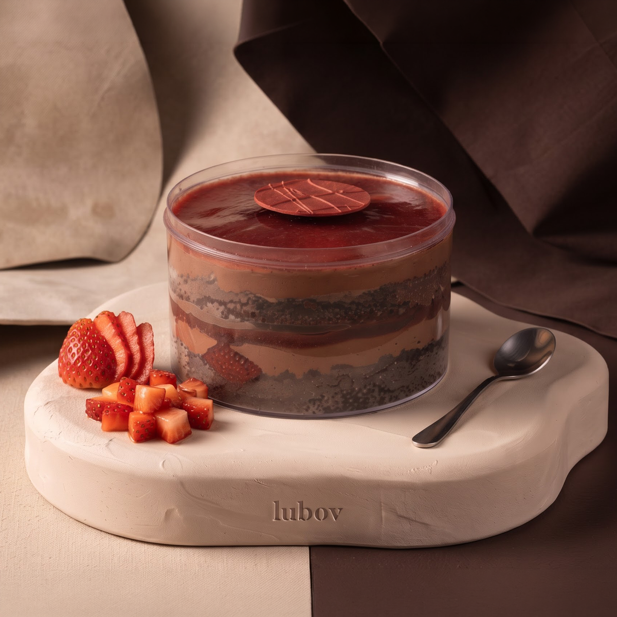 Chocolate Strawberry Bento Cake – Cute & Delicious