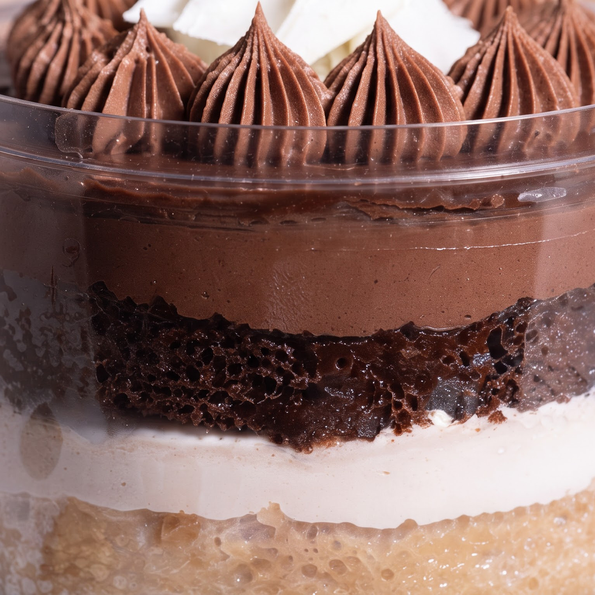 Chocolate Mousse Bento Cake – Triple Chocolate Delight