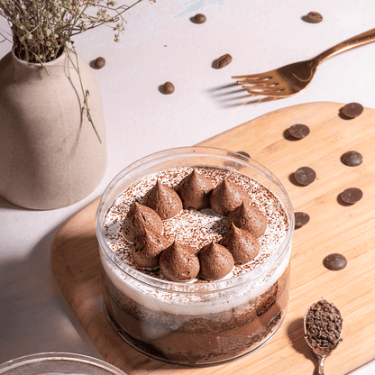 Tiramisu Bento Cake – Chocolate Coffee Delight