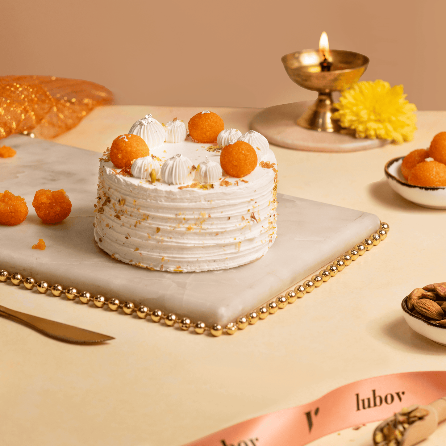  motichoor ladoo cake 